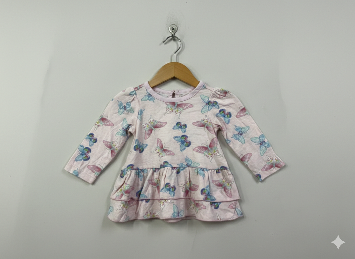 Butterfly - baby full sleeve top