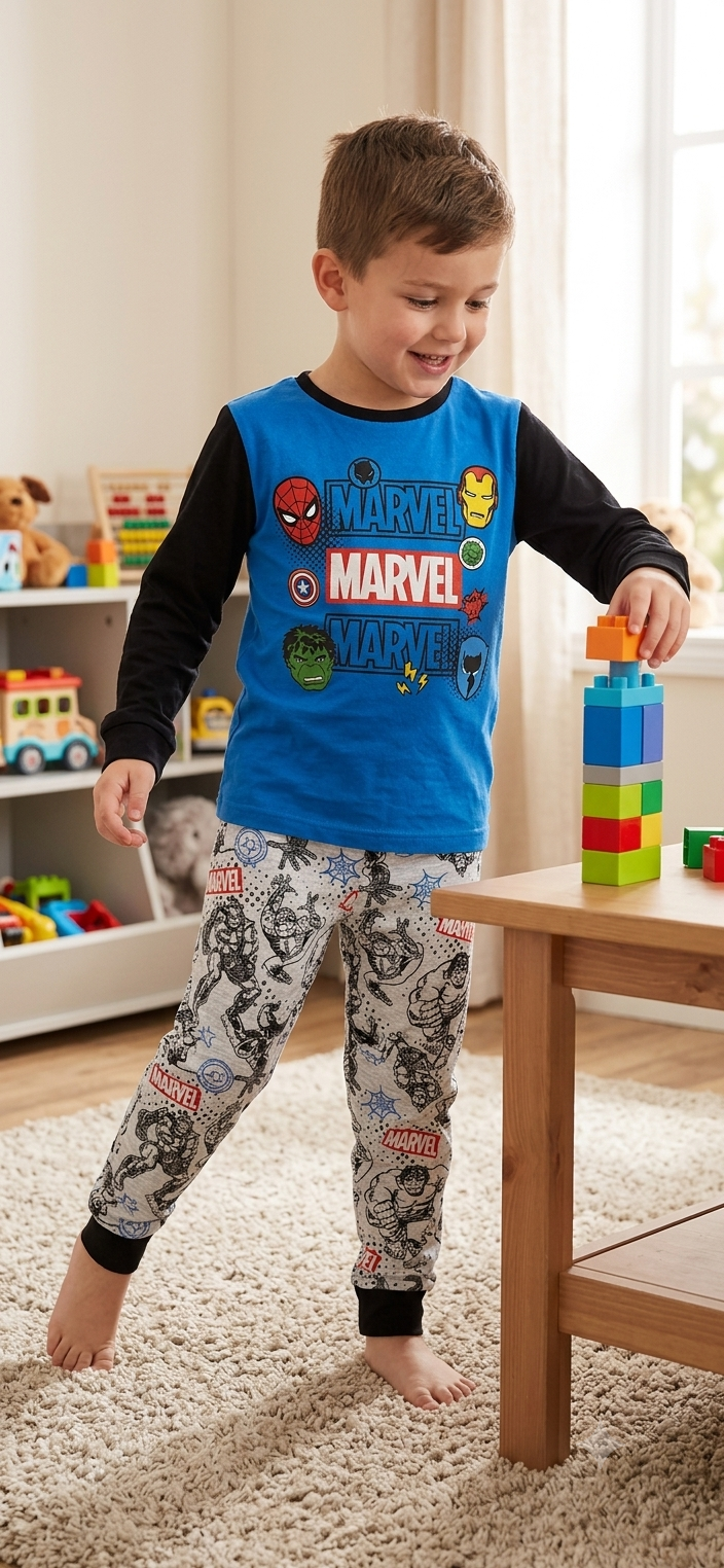 Marvel -Full Sleeve Pajama Set