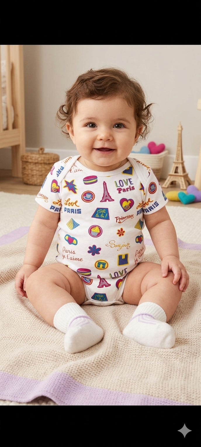 LOVE Paris -Baby Romper