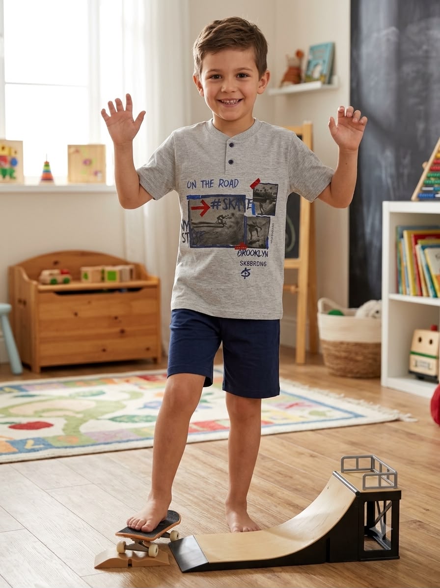 Kids half Sleeve shorts Set