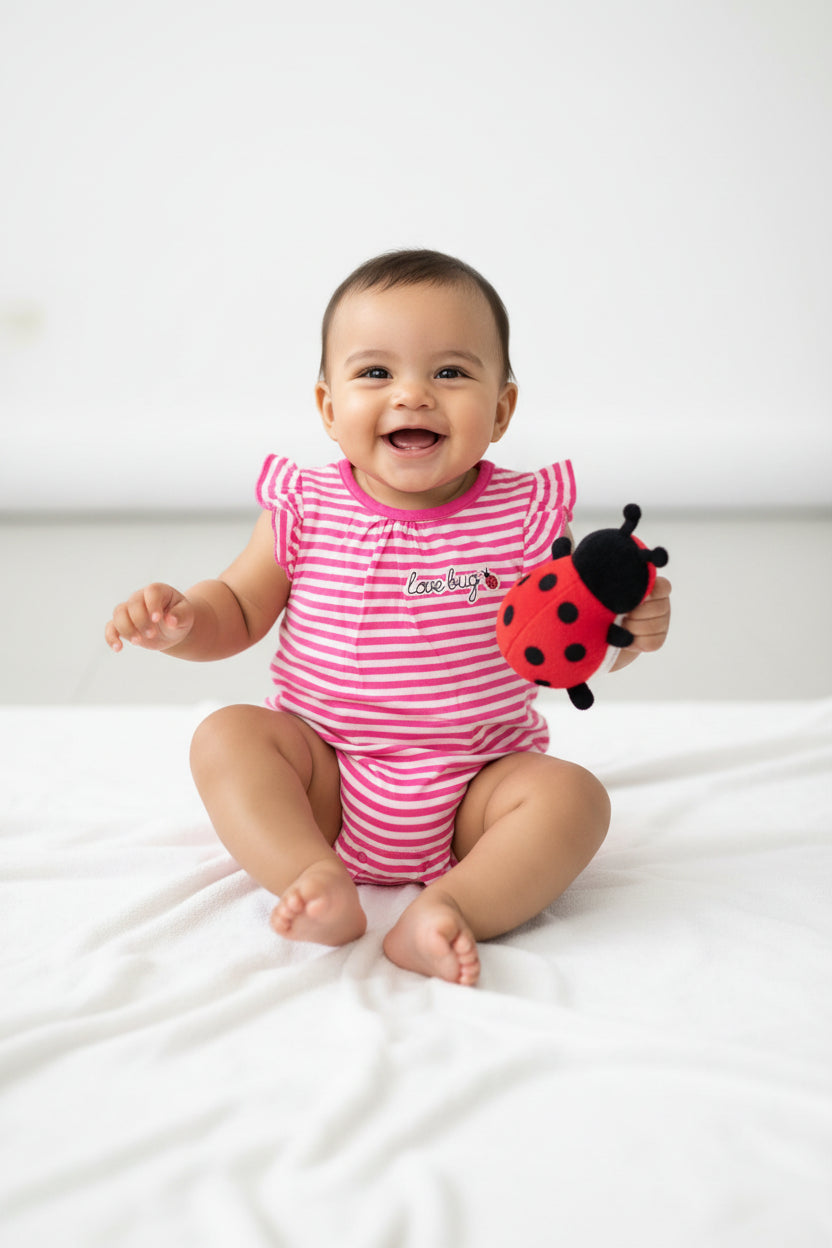 Love bug- Baby High Quality half Jumpsuits