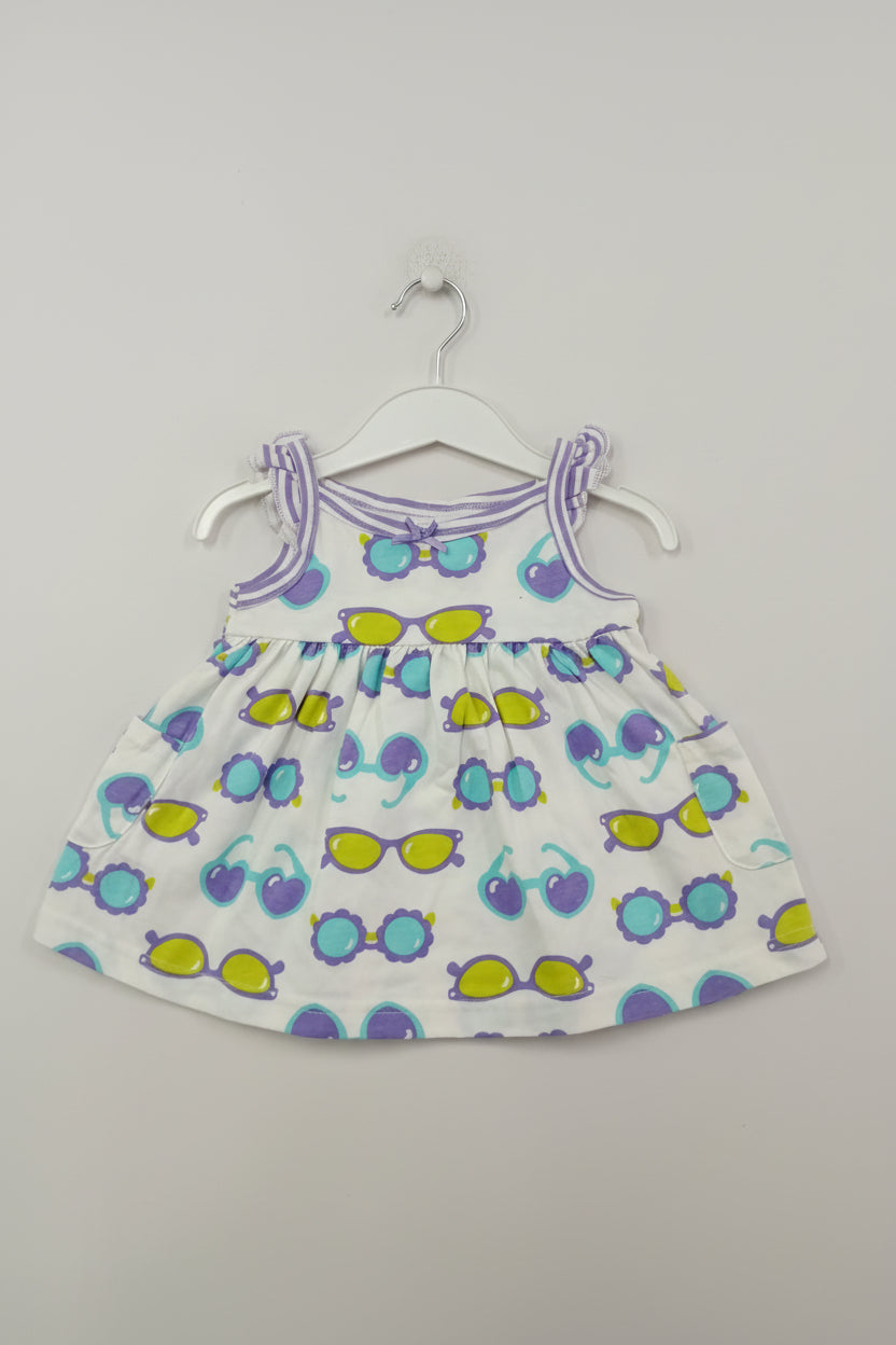 Cooling glass -Baby Sleeveless Frock