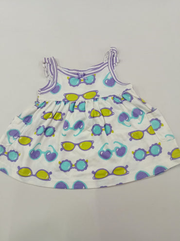 Cooling glass -Baby Sleeveless Frock