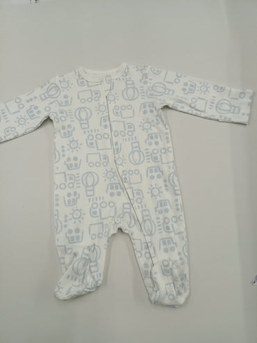 White -high Quality Baby Jumpsuit