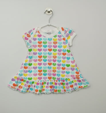 Rainbow heart-Half Sleeve top