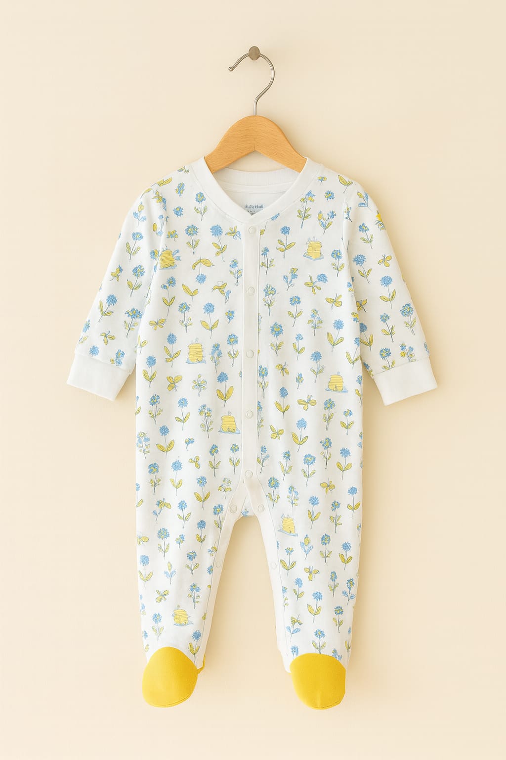 White with Yellow tree -Jumpsuits High Quality