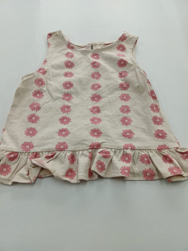 Sandle with brown flower -top