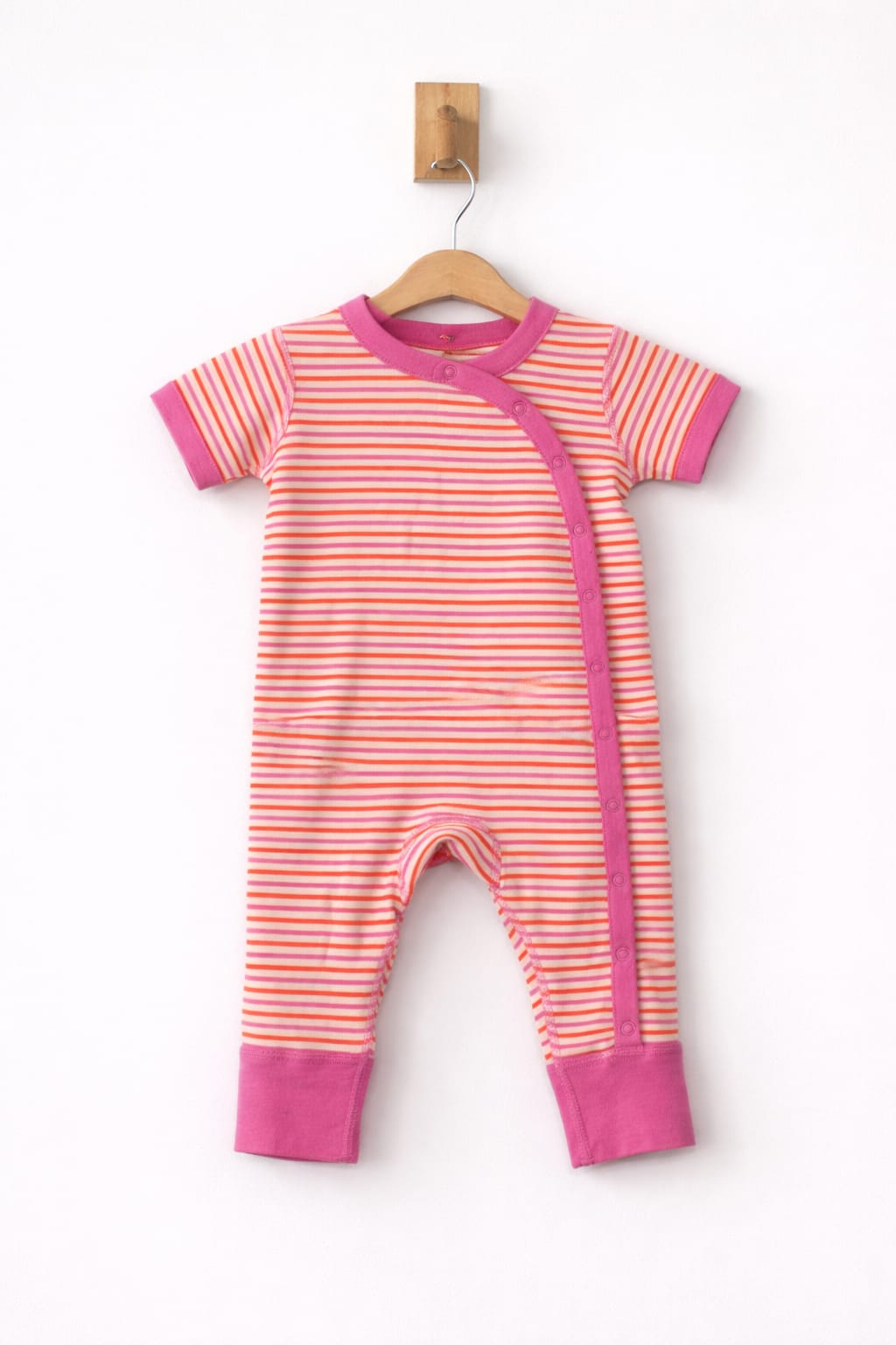 Pink lines- Baby Jumpsuit