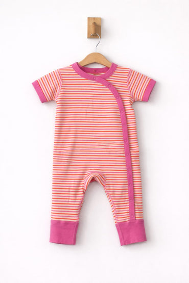 Pink lines- Baby Jumpsuit