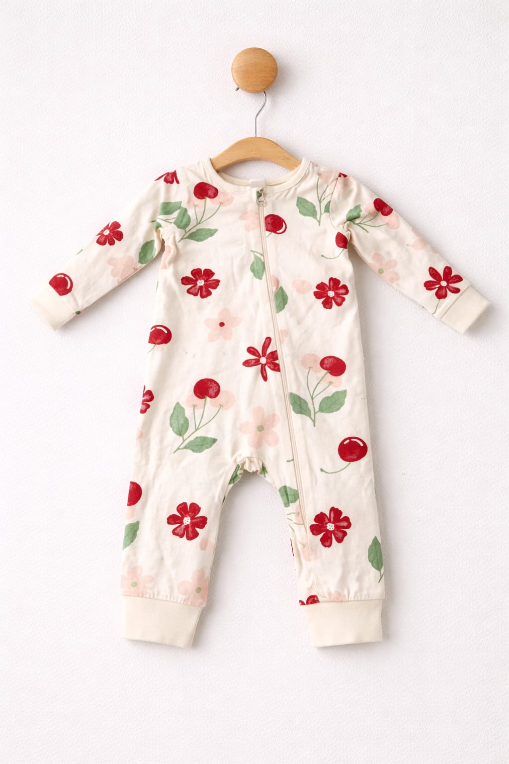 Half white with red flowers 🌹 - Baby Jumpsuits