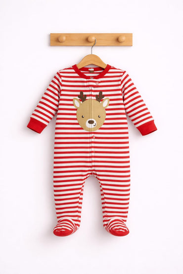 Red with white stripes🫎- Baby High Quality Jumpsuits