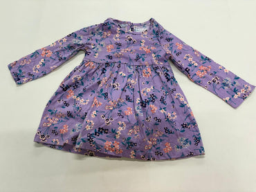 Purple with floral -Onesies full sleeve frock