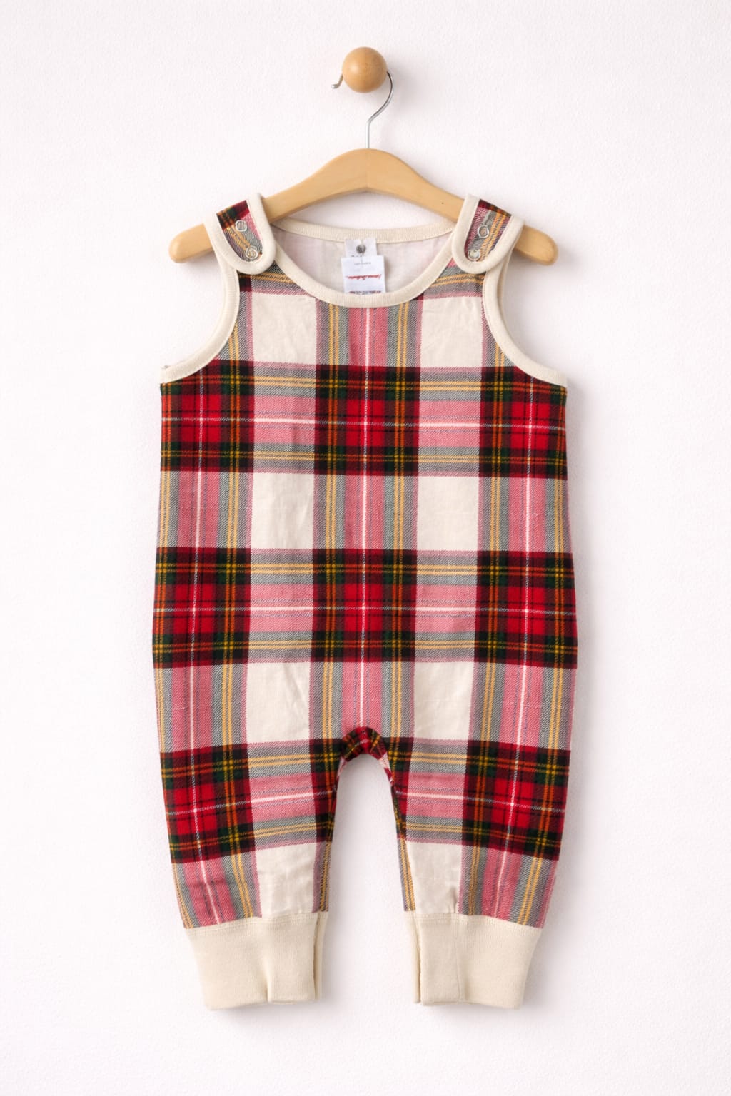 Red checked-Baby Jumpsuits