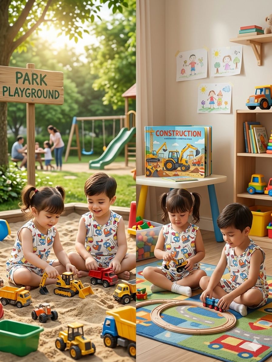 Shape cushion bulldozer Sleeveless co-ords