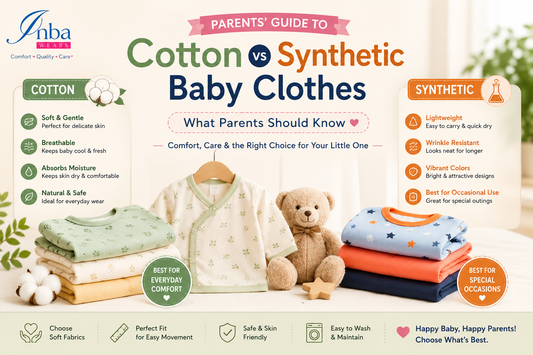 Cotton vs synthetic baby clothes comparison for babies