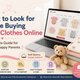 Parents choosing soft cotton baby clothes online for their newborn