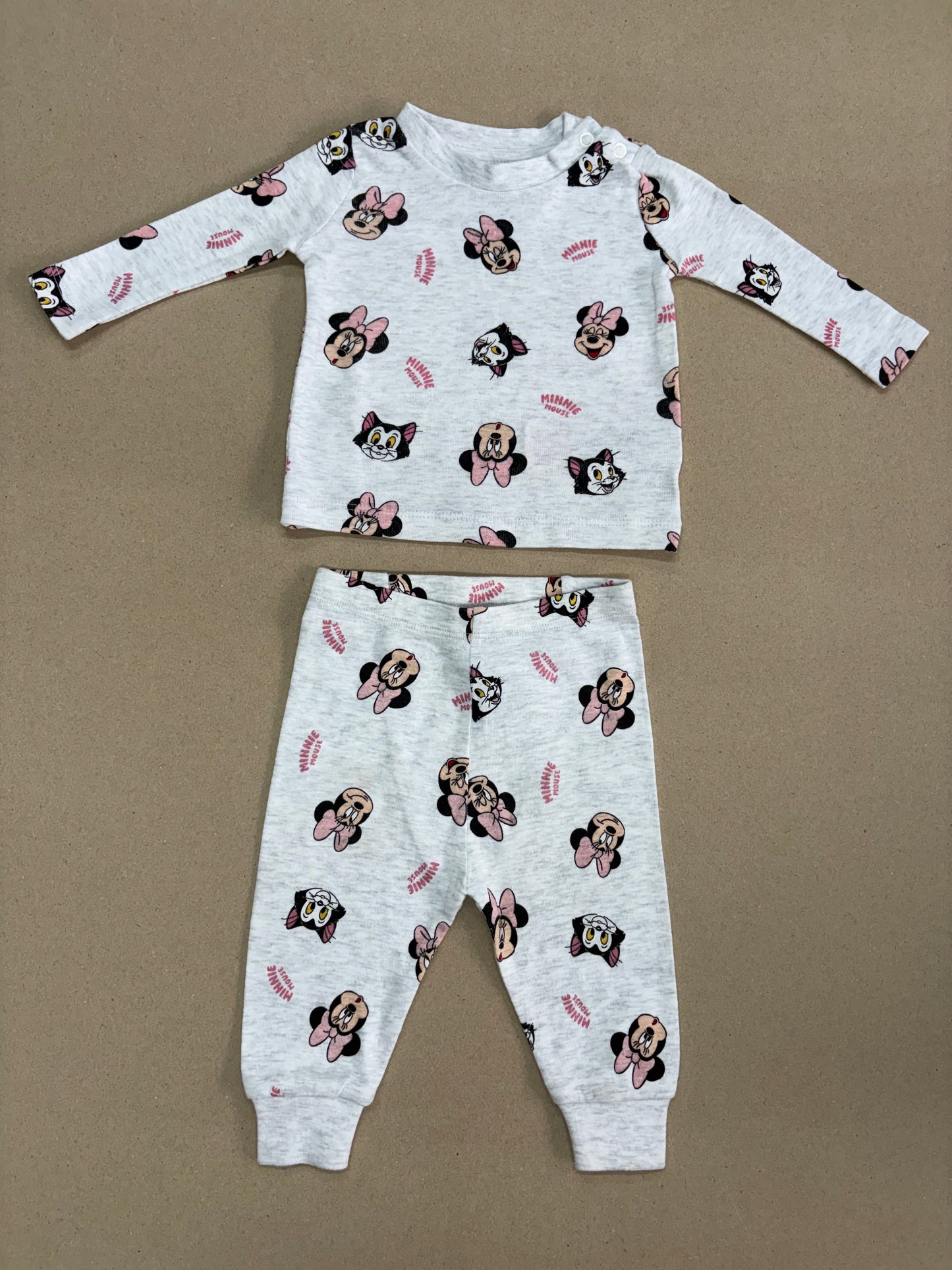 MINNIE mouse -full sleeve (snap button)Co-ordrs set (Copy)