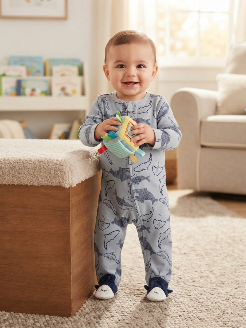 Blue sharks 🦈 - Baby high quality jumpsuit