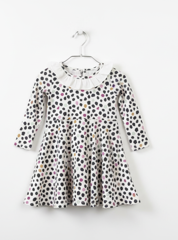 Leprad -baby Full sleeve frock