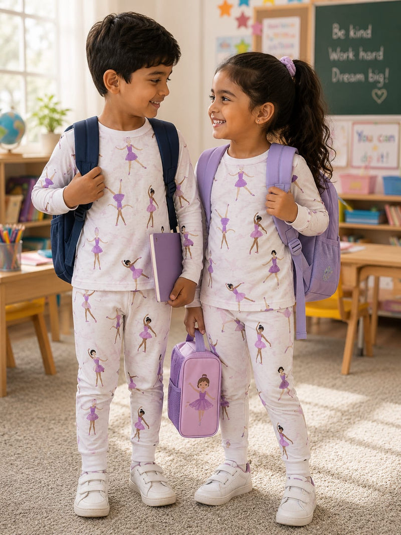 Pink girl-Kids Full Sleeve Set