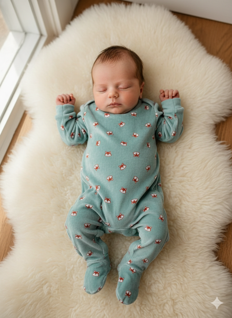 Green fog- Baby Jumpsuit