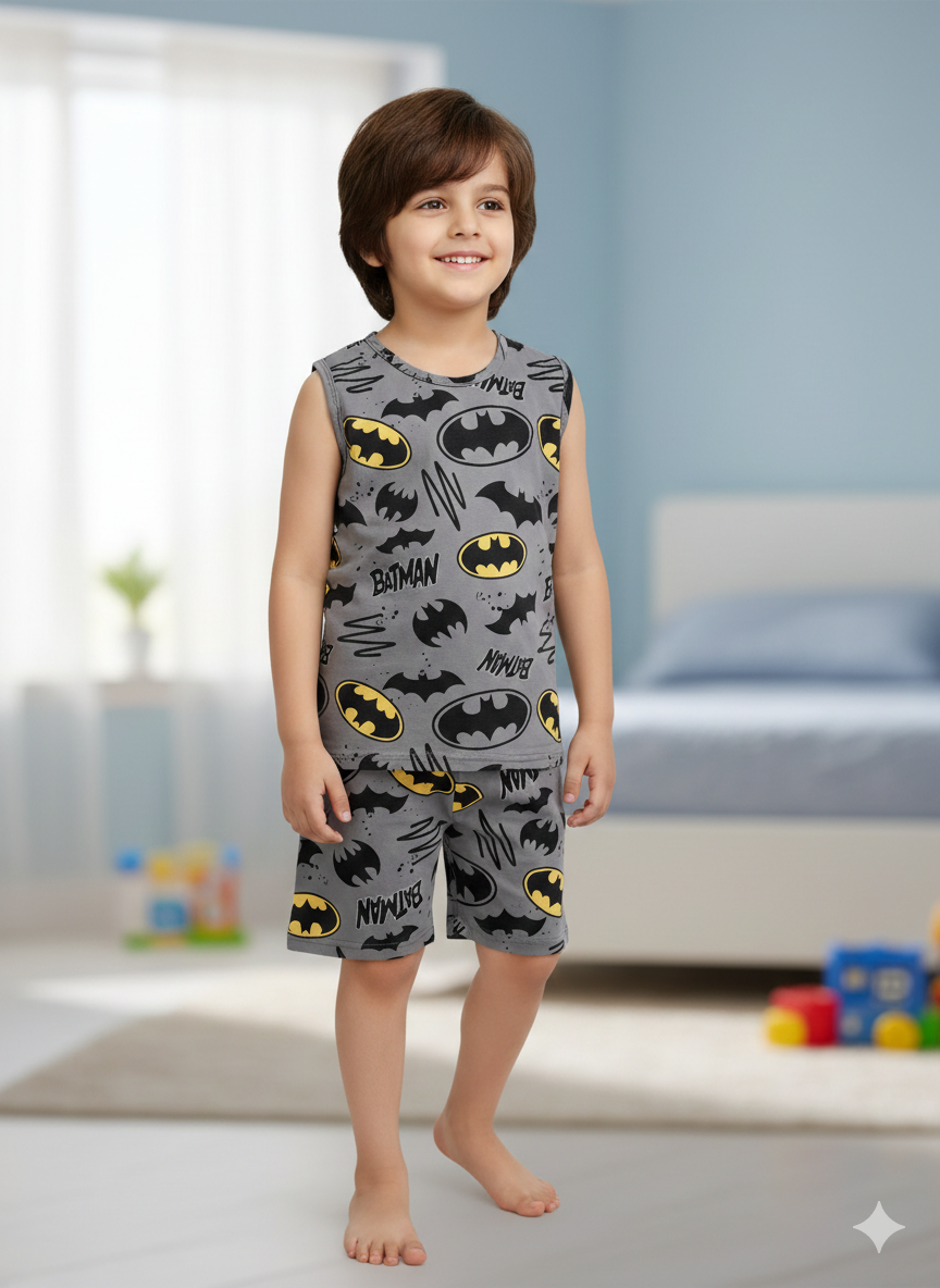 Batman-Sleeveless co-ords