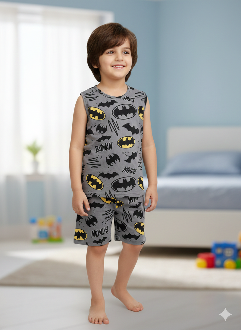 Batman-Sleeveless co-ords
