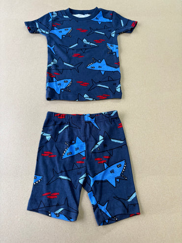 Navy sharks -Kids Co-Ord Set premium quality