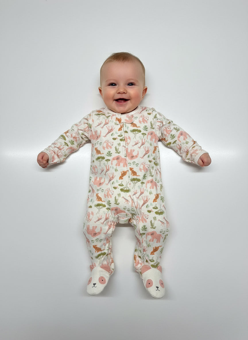 Pink animal print -Jumpsuit high quality