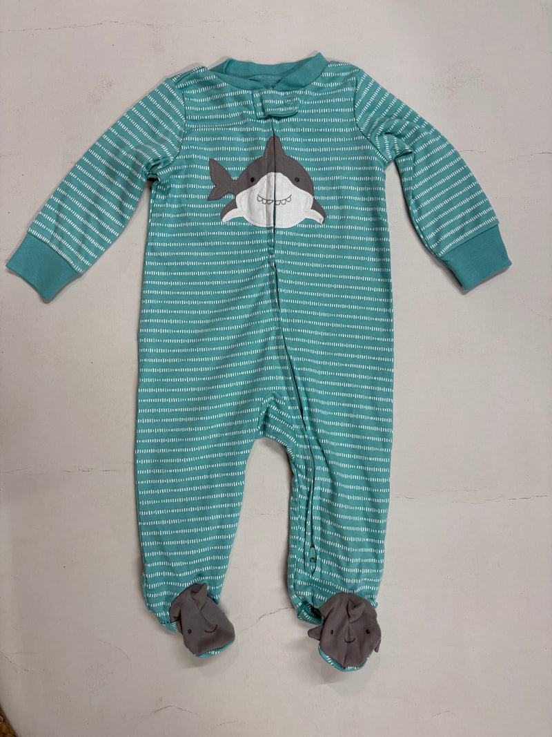Green Strips 🐋- baby high quality jumpsuit