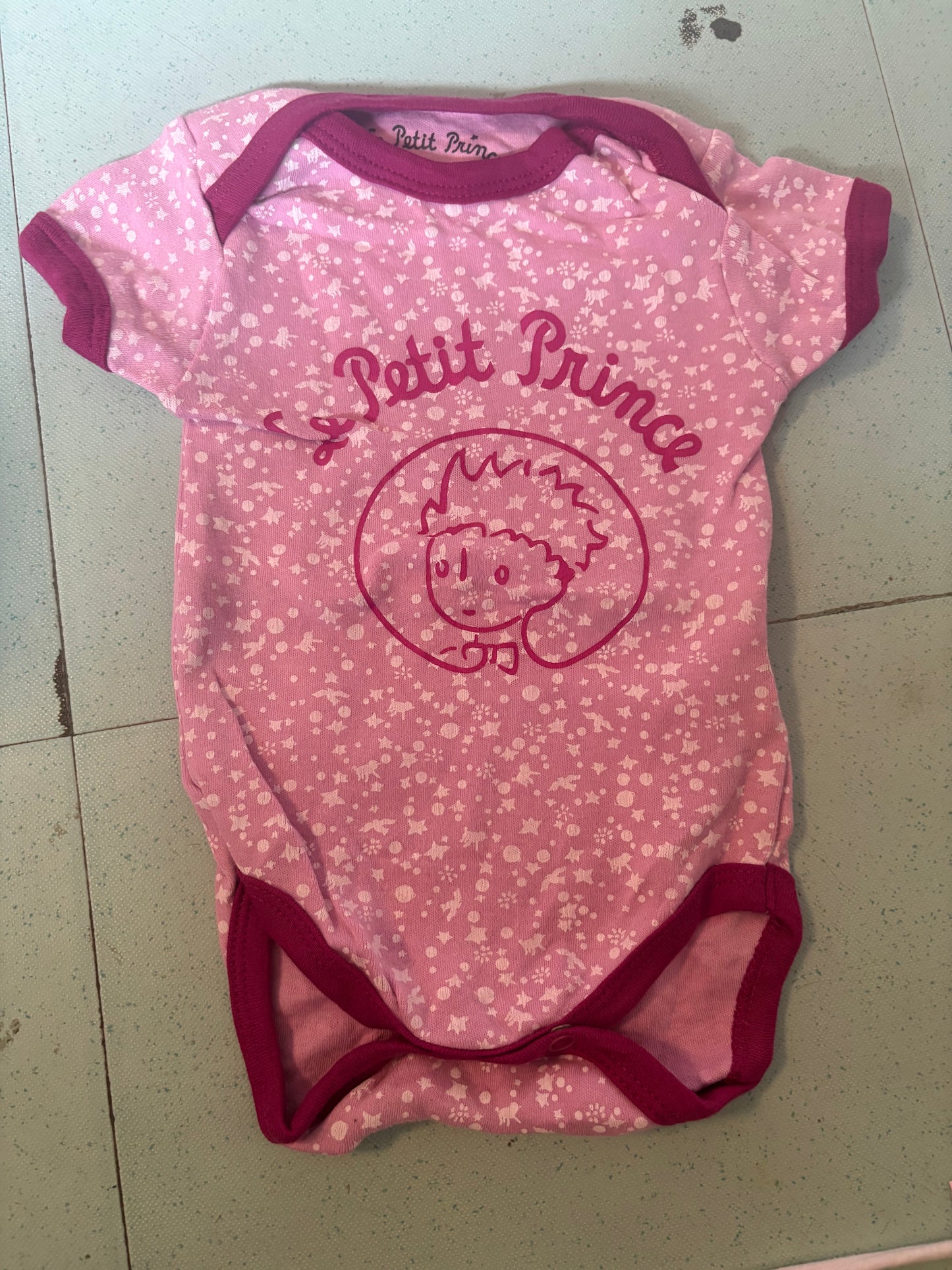 Pink Le Petit Prince- Baby Romper