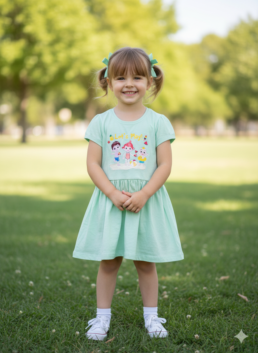 Let's play -baby  frock