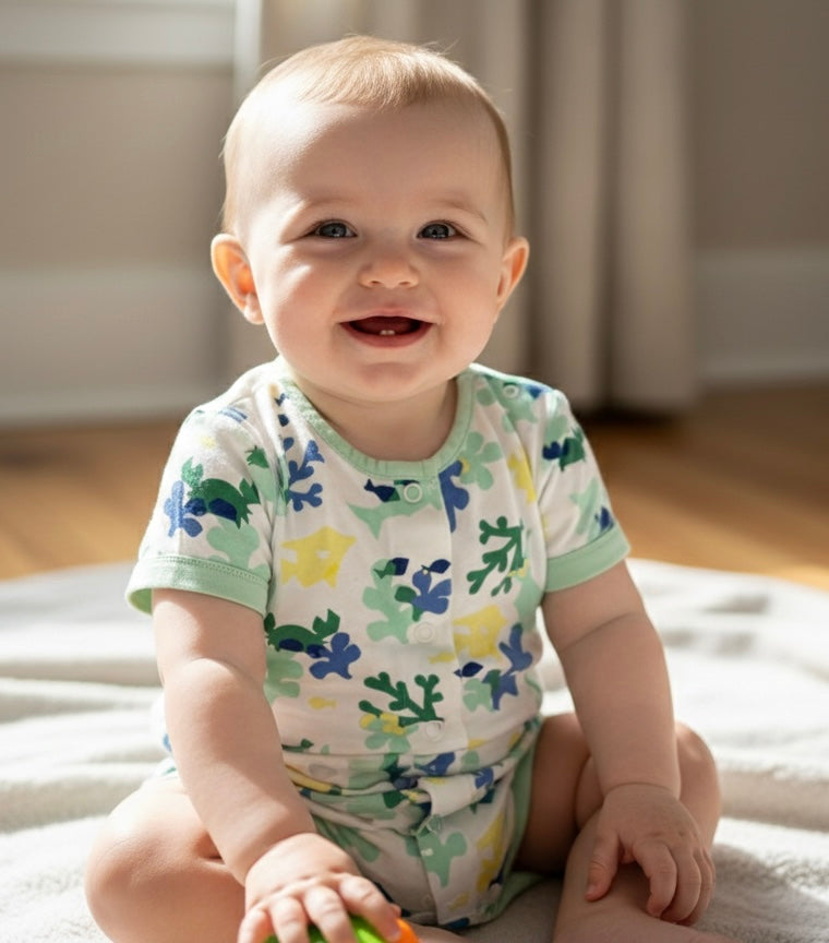 Aquarium theme  -High  Quality Baby half Jumpsuits