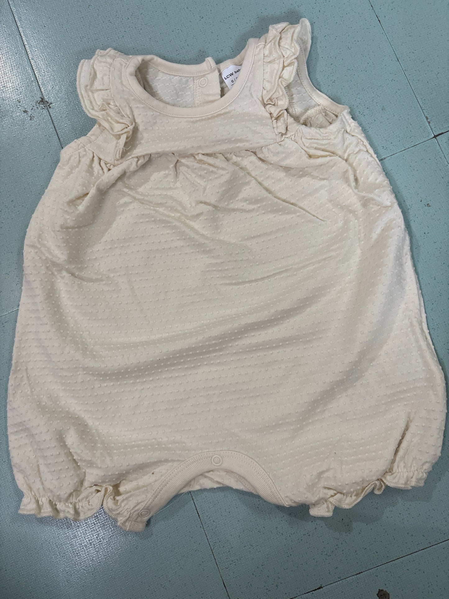 White -Baby Half Jumpsuit