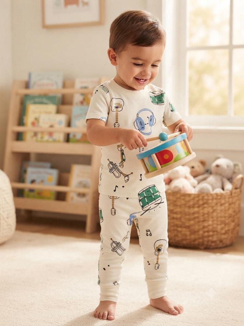 -Kids Half Sleeve Set