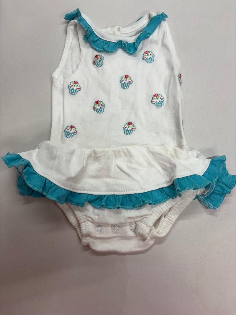Sky blue ice cream-Onesies frock