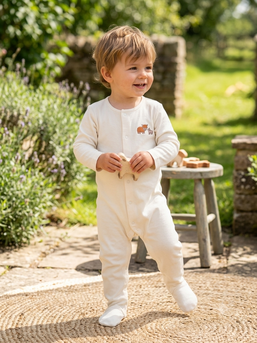 Ivory Base-Baby Jumpsuits