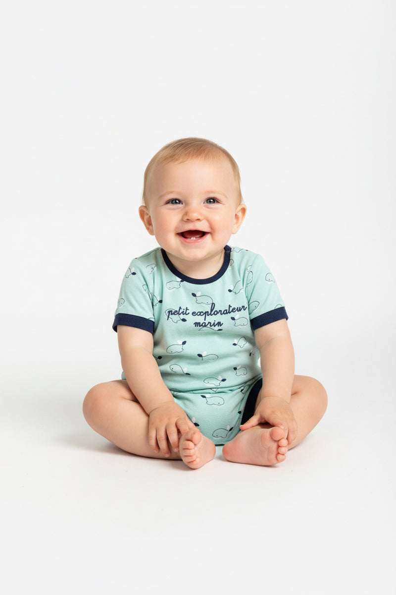 Fish 🦈-Baby Half Jumpsuit