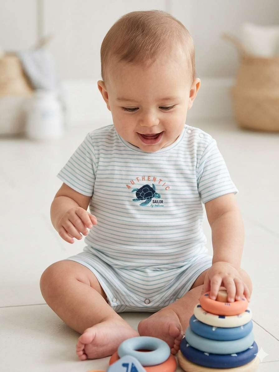 AUTHENTIC- baby half Jumpsuit