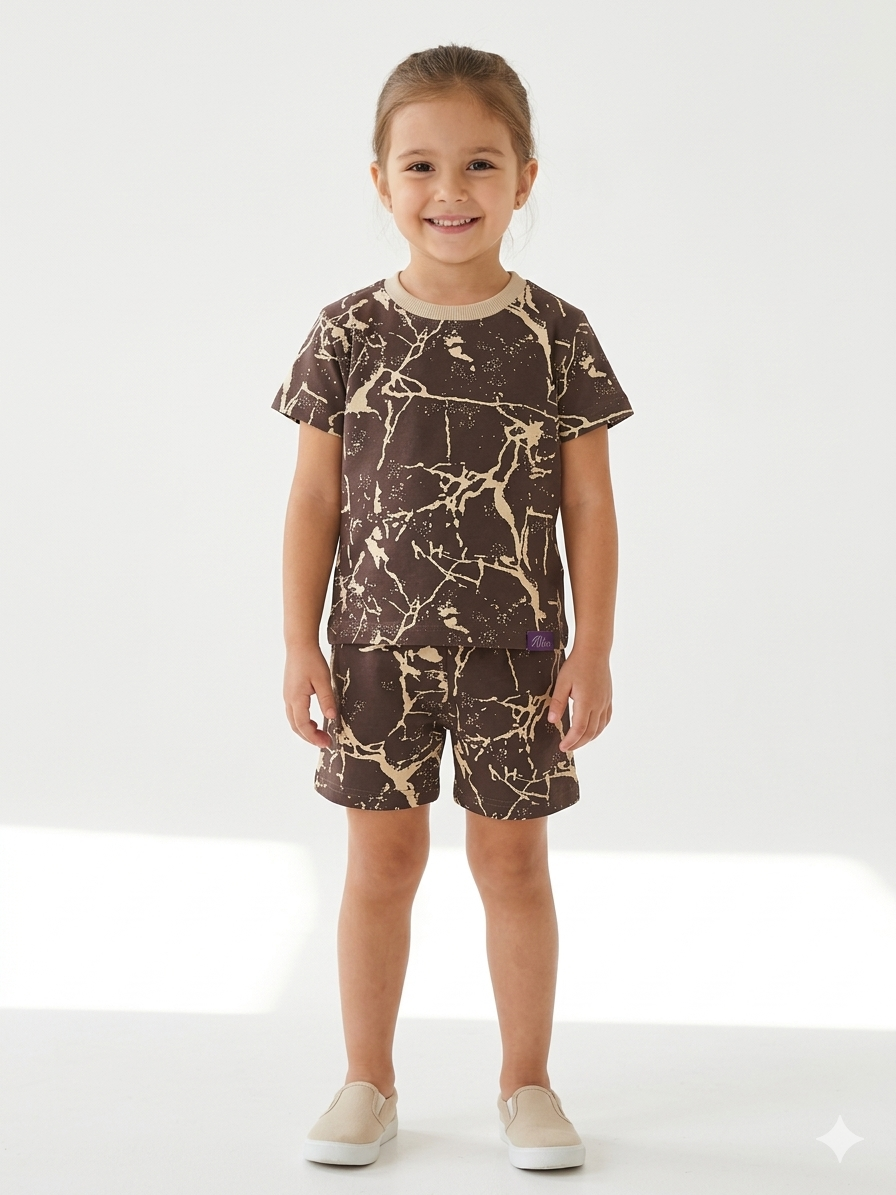 Chocolate Marble Co-Ord Set premium quality.