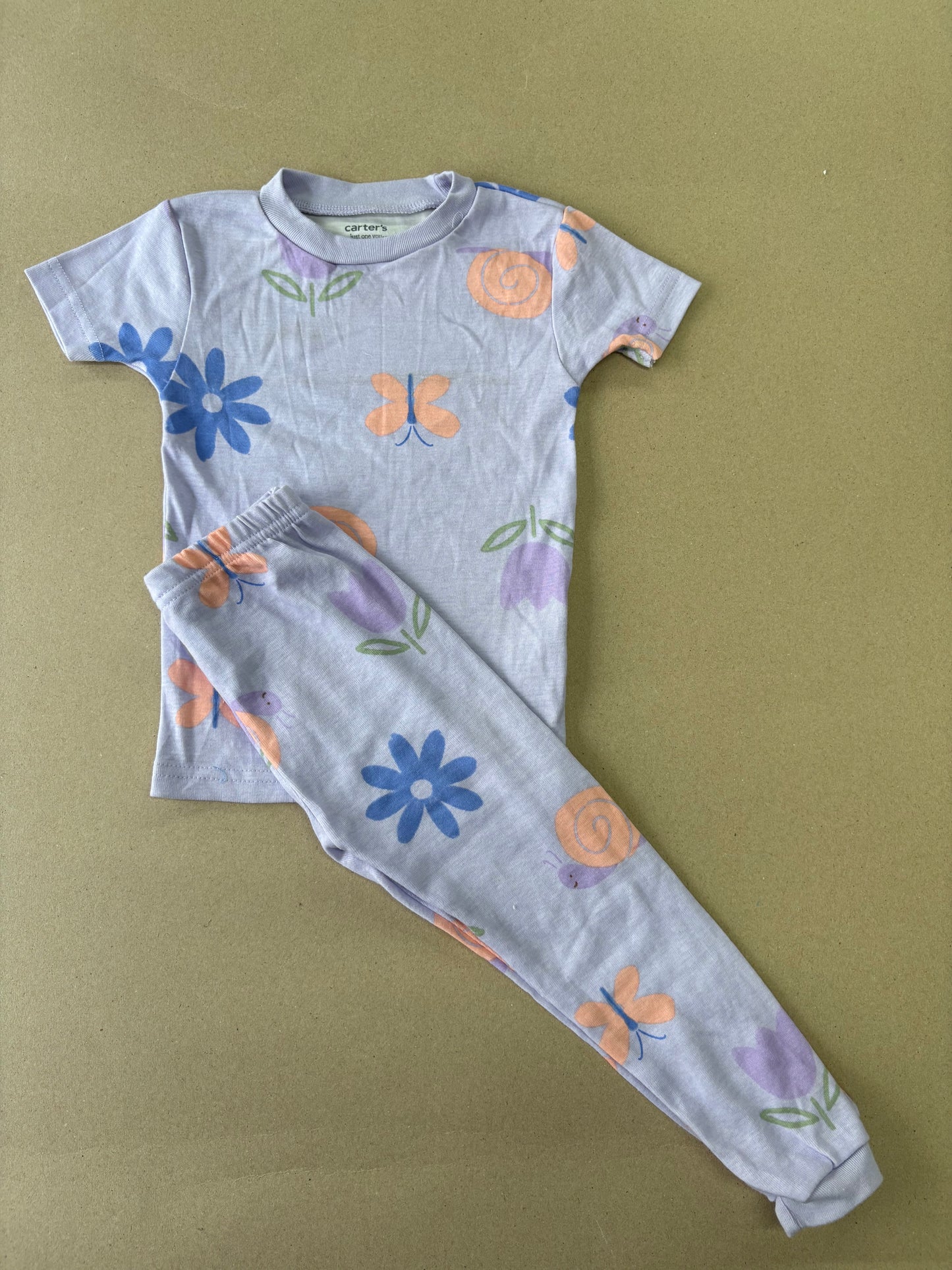 Violet butterfly-Kids  half Sleeve Set