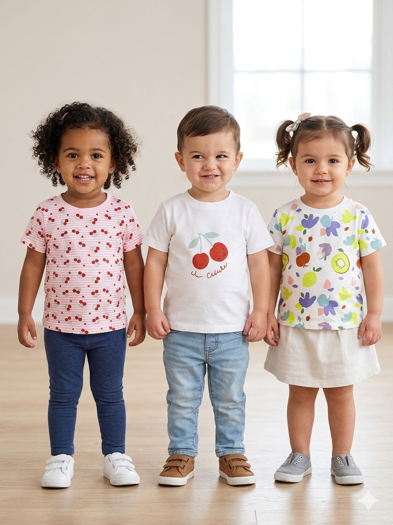 Baby half Sleeve T-Shirt 3 pcs Combo