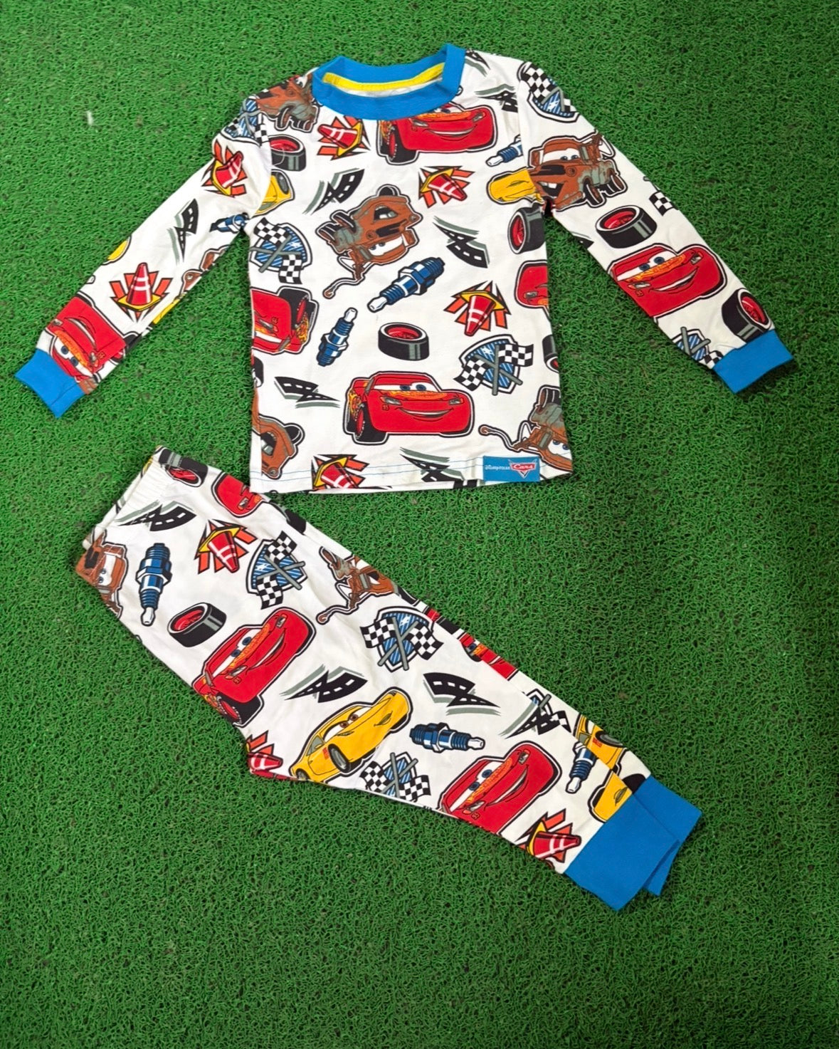 Red race cars 🏎️-Kids Full Sleeve Set
