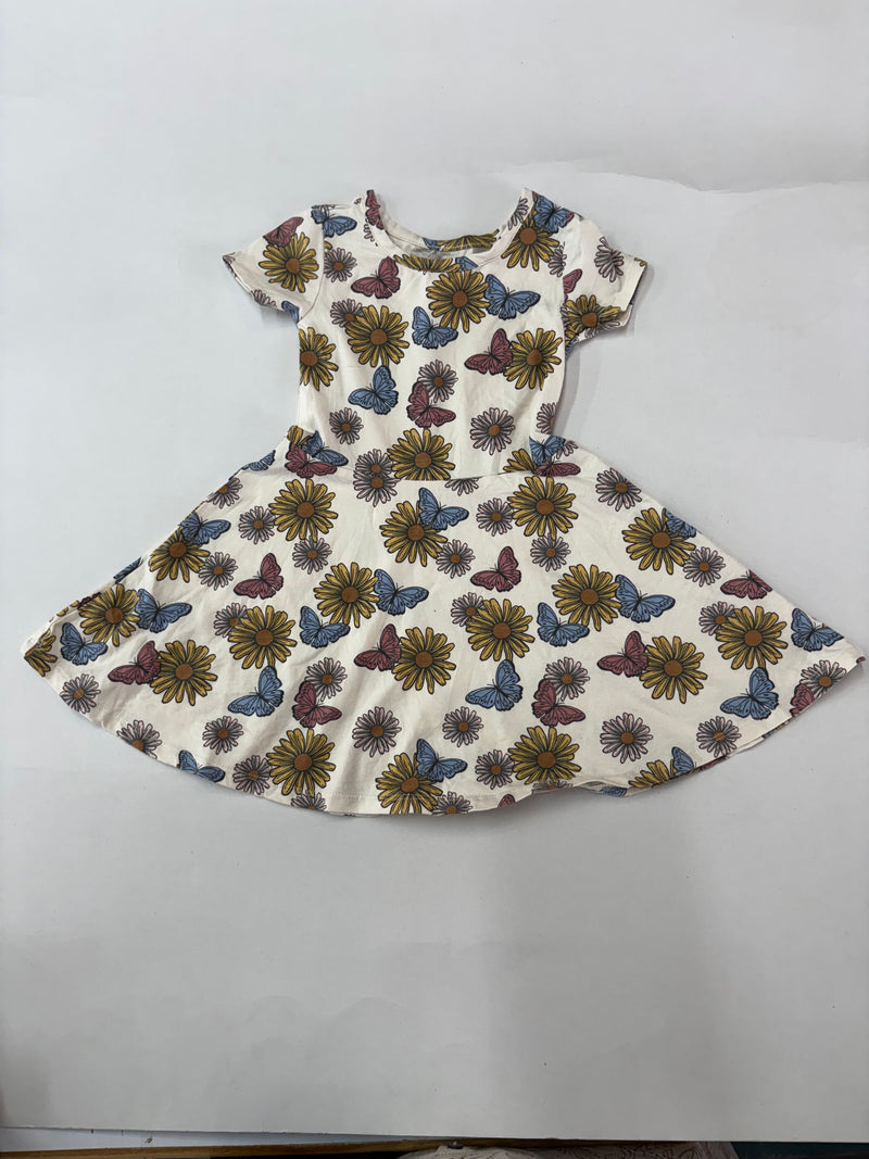 Butterfly with flower -Frock