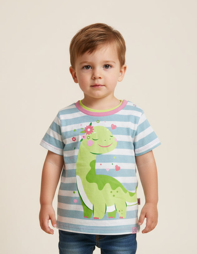 Green dinosaur graphic T-Shirts