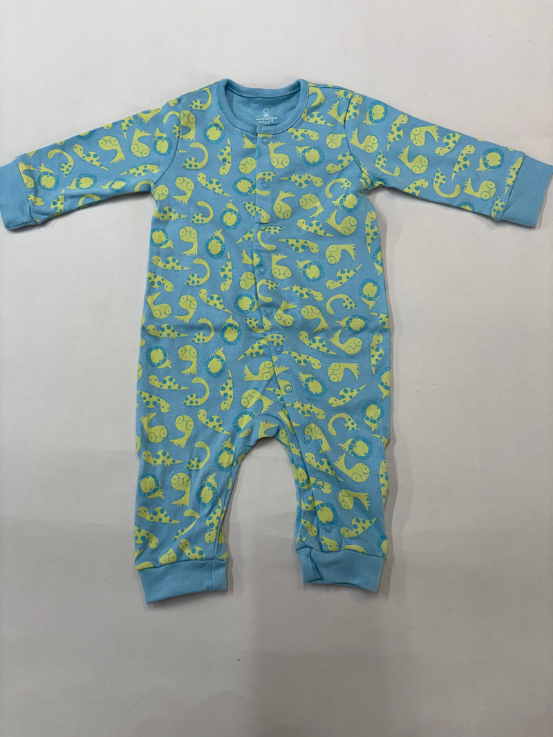 Blue Dino - Baby Jumpsuits