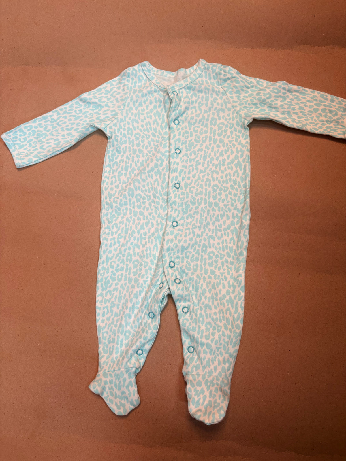 Green Leopard with shoe(snap button)-Baby High Quality Jumpsuits