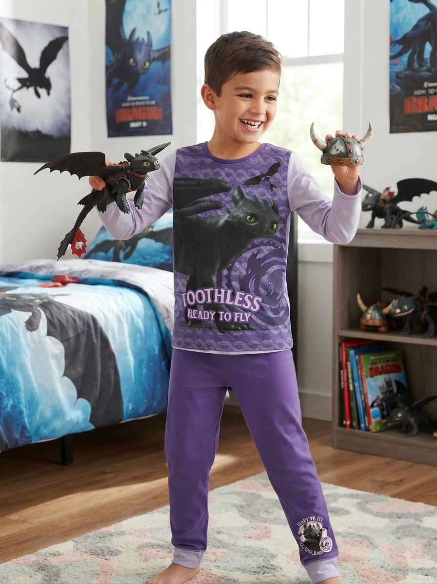 TOOTHLESS READY TO FLY-Kids Full Sleeve Set