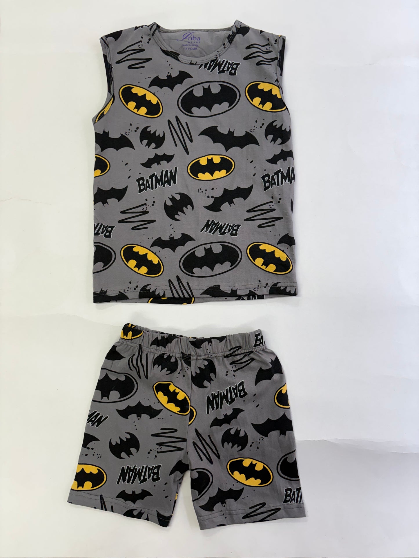 Batman-Sleeveless co-ords