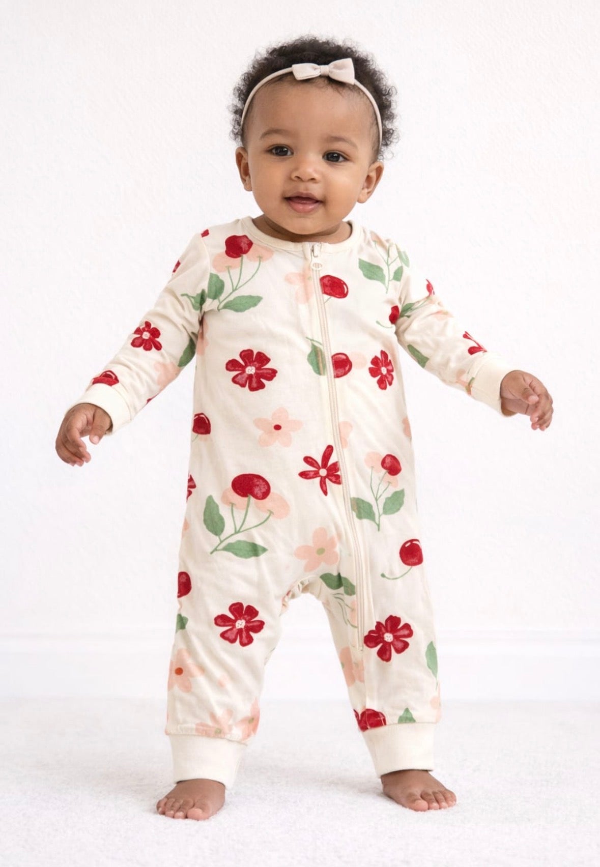 Red flowers -Jumpsuits